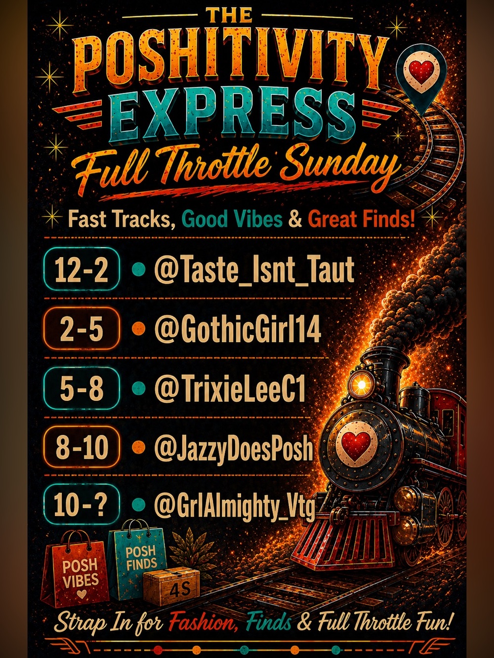 Poshitivity Express Sunday 5.24